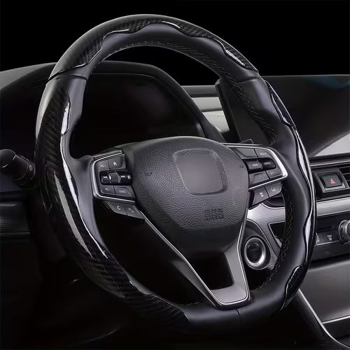 Anti-Slip Carbon Fiber/3pcs Steering Wheel Covers