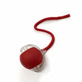 The cat toy ball is charged through USB and has a