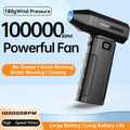 Powerful Turbo Fan with Display - 100000 RPM