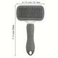 Upgraded Easy-To-Clean Pet Grooming Brush with