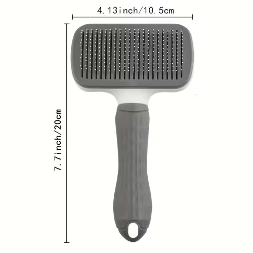 Upgraded Easy-To-Clean Pet Grooming Brush with