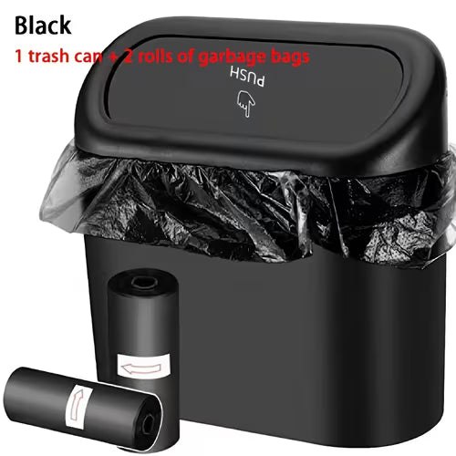 3pcs/Set -1pc Trash Can And 2 Rolls of Garbage Bags