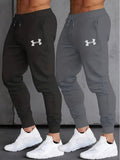 Two-Pack Men's Casual Sports Pants with Drawstring