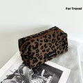 Large Capacity Fashion Leopard Print Makeup Bag