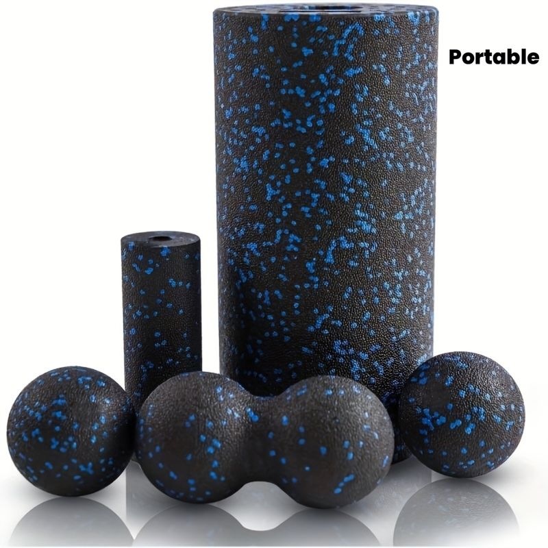A Set of 5 High-Density Foam Rollers Designed for