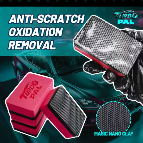 4-Pack TURBOPAL Anti-Scratch Nano Magic Clay Sponges