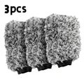 3pcs Car Wash Gloves Crafted from Premium Ultra-Fine