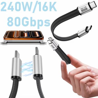 240W Usb4Type-C Magnetic Data Cable