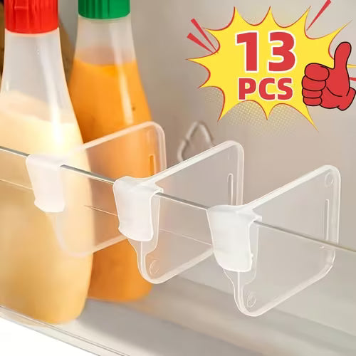 13pcs Refrigerator Side Door Organizer Set Adjustable