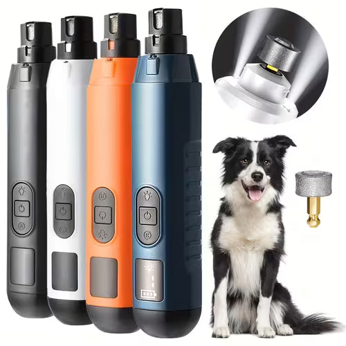 5-Speed Electric Nail Grinder for Pets with 2 LED
