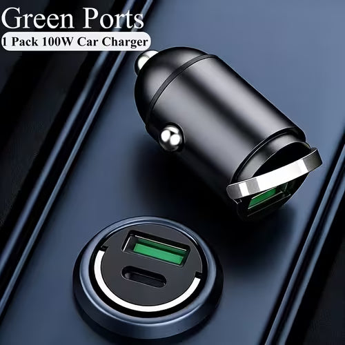 100W Fast Charging Car Phone Charger