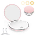 2X Magnification Portable Mini Mirror - 3-Stage