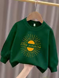 The "little sunshine" sun pattern conveys a warm