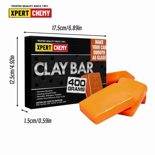 XPERTCHEMY 4X100G Car Clay Bars - Premium Grade No