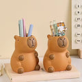 Cute Capybara Pen Holder And Makeup Brush Organizer