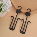 10 Black Plastic Hangers: Save Space