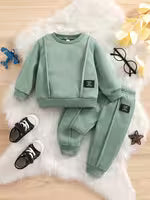 0-3 Years Old 2pcs Baby Boy Long-Sleeved Sweatshirt