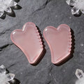 2pcs 2pcs Dreamy Rose Pink Gua Sha Massager - Resin