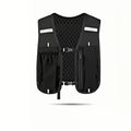 Black and Gray Hiking Sports Vest