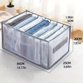 7-Compartment Fabric Clothes Organizer with Handle
